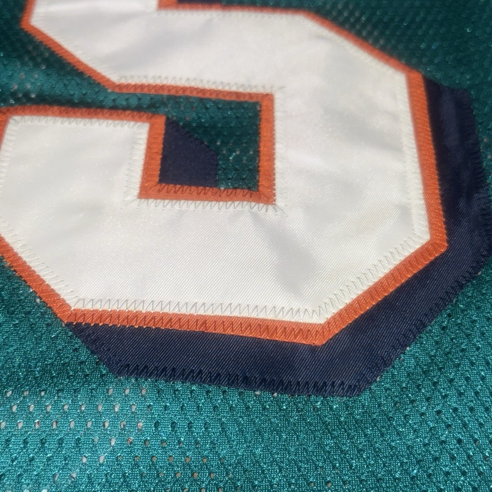 Zach Thomas Dolphins Authentic Vintage Reebok Home Jersey NFL LB #54 Size 56 NEW - Picture 15 of 15